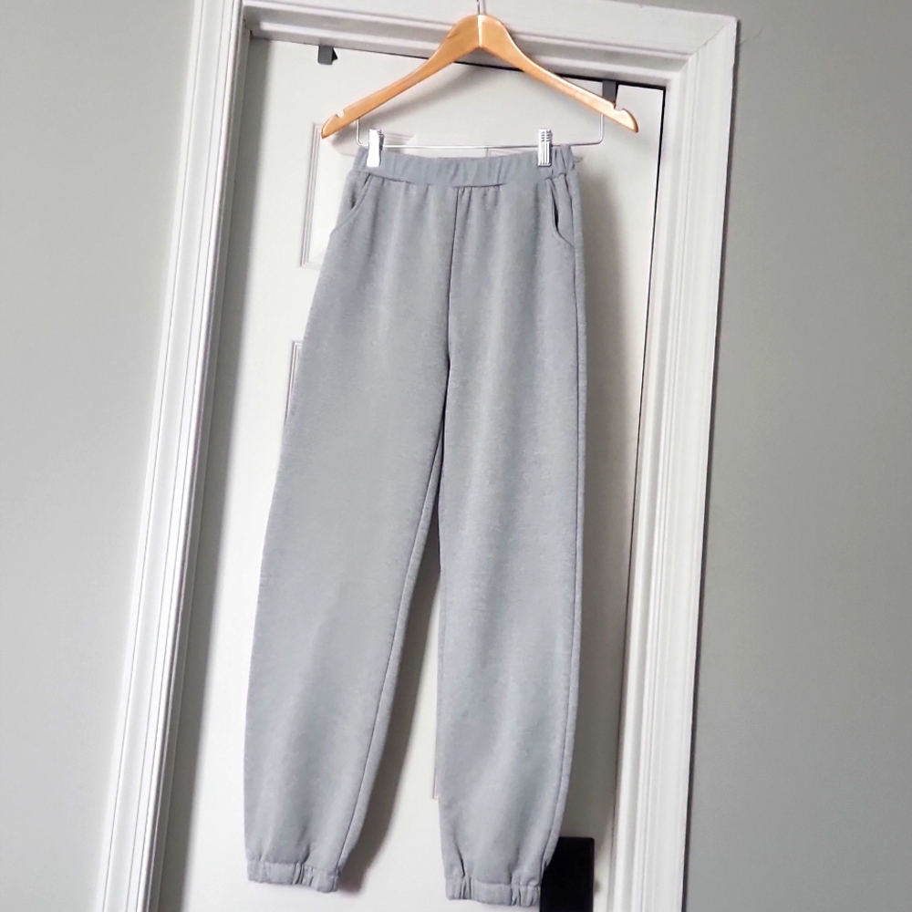 Gray Graphic Sweatpants by Shein size 14Y
